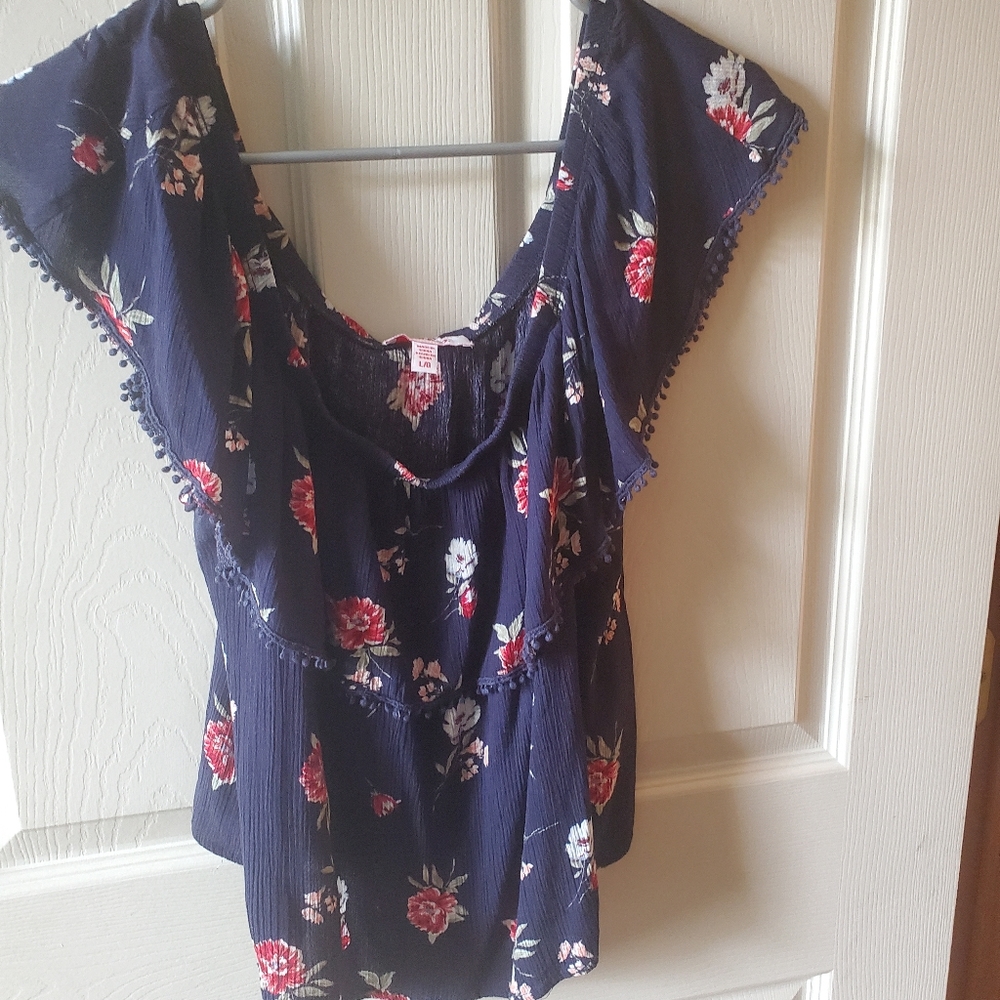 Off the shoulder crop top